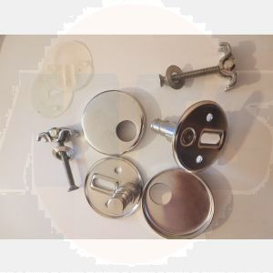 Vitra Chrome Toilet Seat Hinges 420732 / 8693405466902