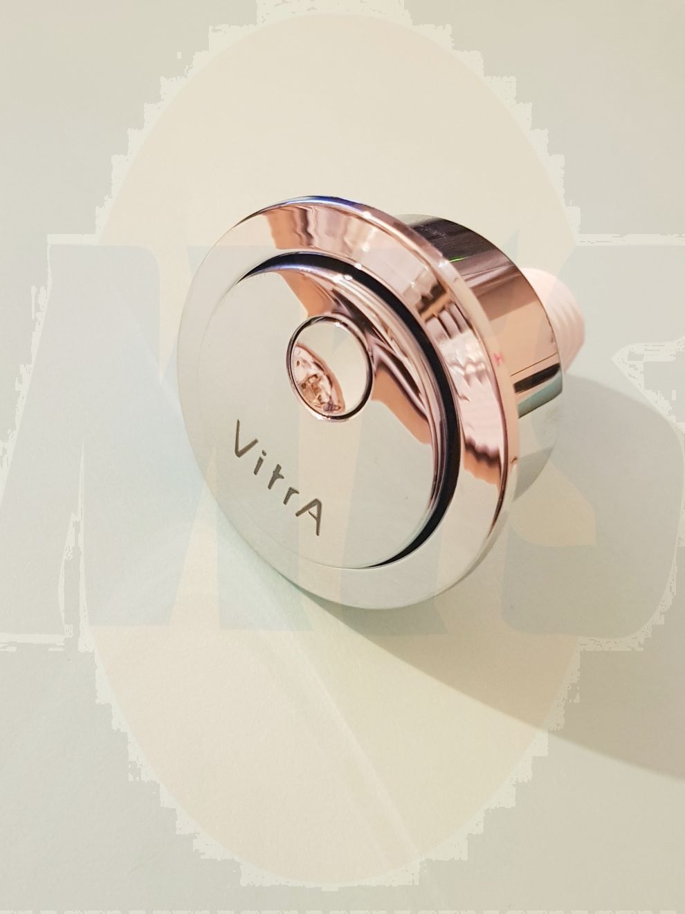 Vitra Push Button Chrome 429125, Compatible with the following Vitra Toilet Cistern group. 330-1010, 330-1320 (313175). 313175. Unloading group. 49.20. 429125 . Push button. 18:00. 429126. Clapper seal. 6.00