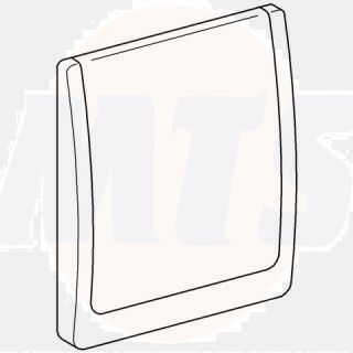 43179 Grohe DAL cover pusher plate actuating plate complete for UP - matt chrome flush valves - WC