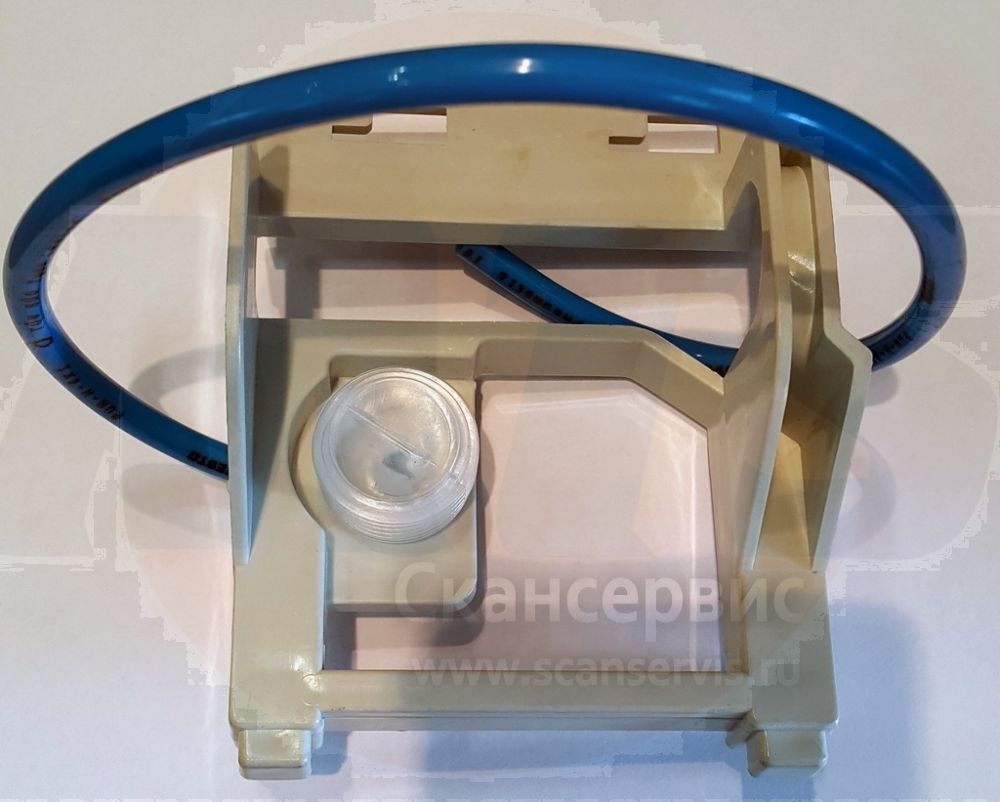 Frame with pneumatic element for installations Vitra series 703 with pneumatic control of water discharge. The length of the hose is 40 cm. Replacement for the article Vitra 426860.