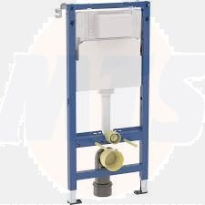 Geberit Alpha Concealed Cistern Wall-Front Plasterboard Applied Set  12cm 458.233.00.1