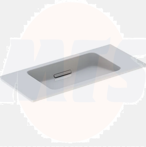 ONE washbasin, floating design: B=90cm, KeraTect / white , glossy white   500.390.01.3