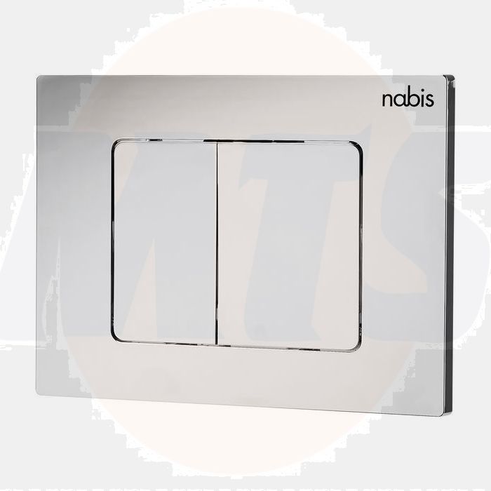 Nabis Square push plate Chrome 50120482