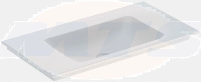 Geberit ONE vanity basin, vertical outlet: B=90cm, T=48cm, Tap hole=without, Overflow=without, white / KeraTect  505.011.01.3