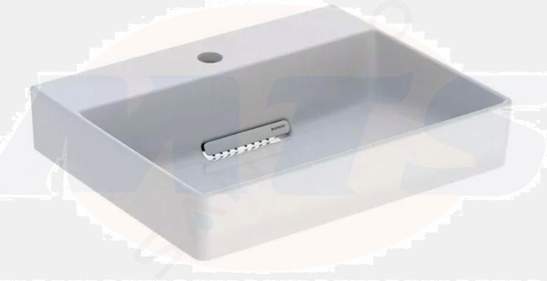 Geberit ONE washbasin, horizontal outlet: B=50cm, T=41cm, Tap hole=central, Overflow=without, white / KeraTect, glossy white   505.019.00.1