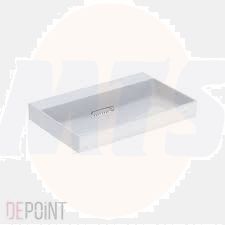 Geberit ONE washbasin, horizontal outlet: B=75cm, T=48cm, Tap hole=central, Overflow=without, white / KeraTect, glossy white   505.036.00.1