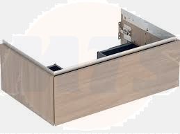 Geberit ONE cabinet for washbasin, with one drawer: Washbasin width=75cm, H=26.6cm, T=47cm, oak / wood-textured melamine  505.072.00.5