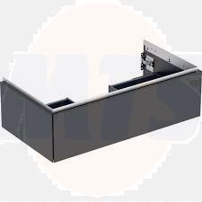 Geberit ONE cabinet for washbasin, with one drawer: Washbasin width=90cm, H=26.6cm, T=47cm, black / matt coated  505.073.00.8