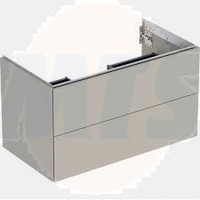 Geberit ONE cabinet for washbasin, with two drawers: Washbasin width=90cm, H=50.4cm, T=47cm, greige / matt coated  505.263.00.7