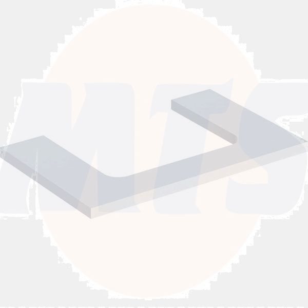 Geberit ONE washtop, central cut-out, for lay-on washbasin: B=75cm, H=3cm, T=47cm, white / high-gloss coated  505.282.00.1