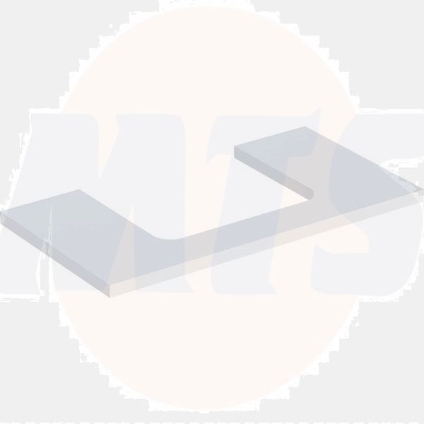 Geberit ONE washtop, central cut-out, for lay-on washbasin: B=90cm, H=3cm, T=47cm, white / high-gloss coated  505.283.00.1