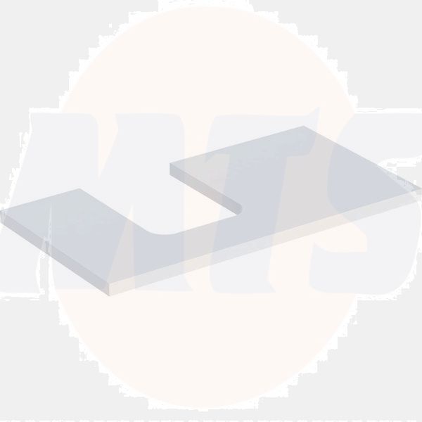 Geberit ONE washtop, left cut-out, for lay-on washbasin, bowl shape: B=90cm, H=3cm, T=47cm, white / high-gloss coated  505.293.00.1