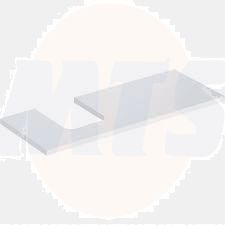 Geberit ONE washtop, left cut-out, for lay-on washbasin, bowl shape: B=120cm, H=3cm, T=47cm, white / high-gloss coated  505.295.00.1