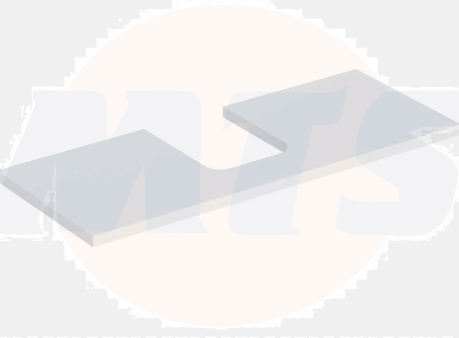 Geberit ONE washtop, central cut-out, for lay-on washbasin, bowl shape: B=120cm, H=3cm, T=47cm, white / matt coated  505.275.00.2