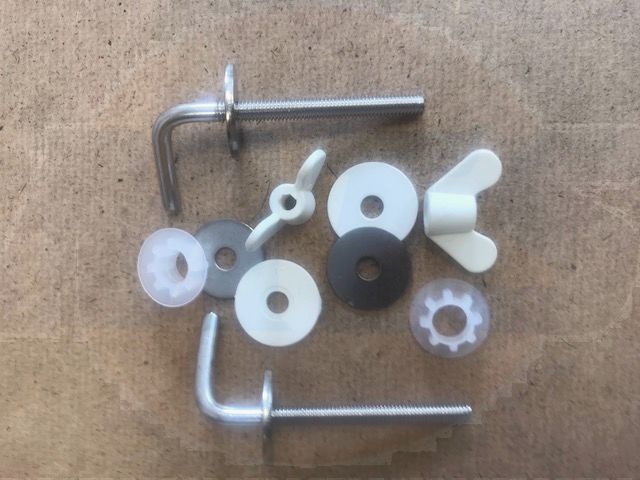 Keramag Nova Top Toilet Seat Hinges  598053000 / 571140