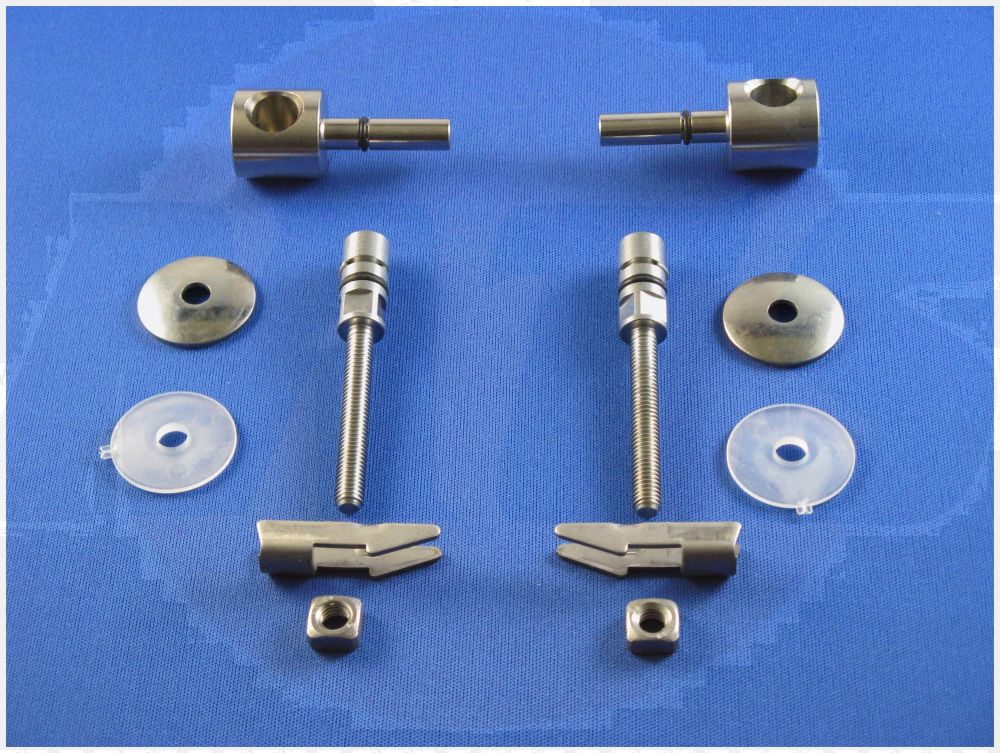 Keramag Renova Nr. 1 Comprimo 598126000 set of 2 hinges for toilet seat chrome, These hinges fit the toilet seat Keramag Renova Nr. 1 Comprimo 571044 (from 06/2002).