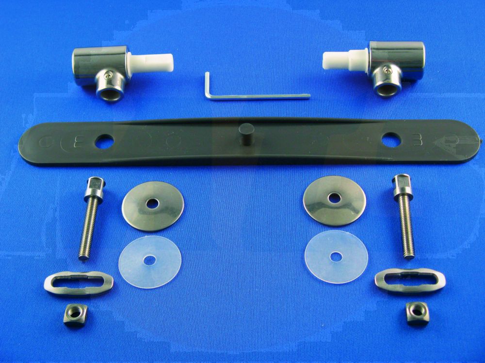 Keramag 4U - iCon - Renova Nr. 1 - Renova Nr. Plan 2  5981340001 set of hinges for toilet seat chrome 4022009291858