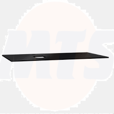 Vitra Origin Black Glass Top Countertop  Left With Siphon Hole  90 cm (Single Faucet Hole) 65714