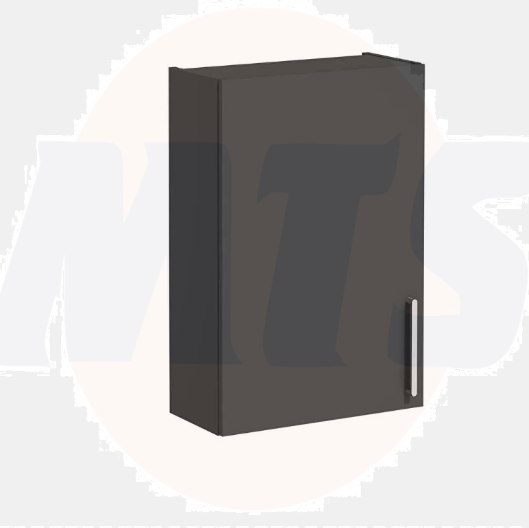 Vitra Root Flat Narrow Upper Unit  55 cm  Matt Storm Gray (Left) 68051