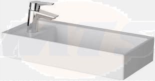 Vitra ArchiPlan Bowl Sink with Faucet Hole on the Left  60x28 cm 7408B003-0052