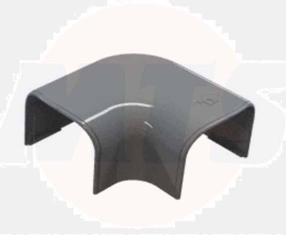 Secon Trade 135 Flat Elbow Anthracite 78065640  SCW100174