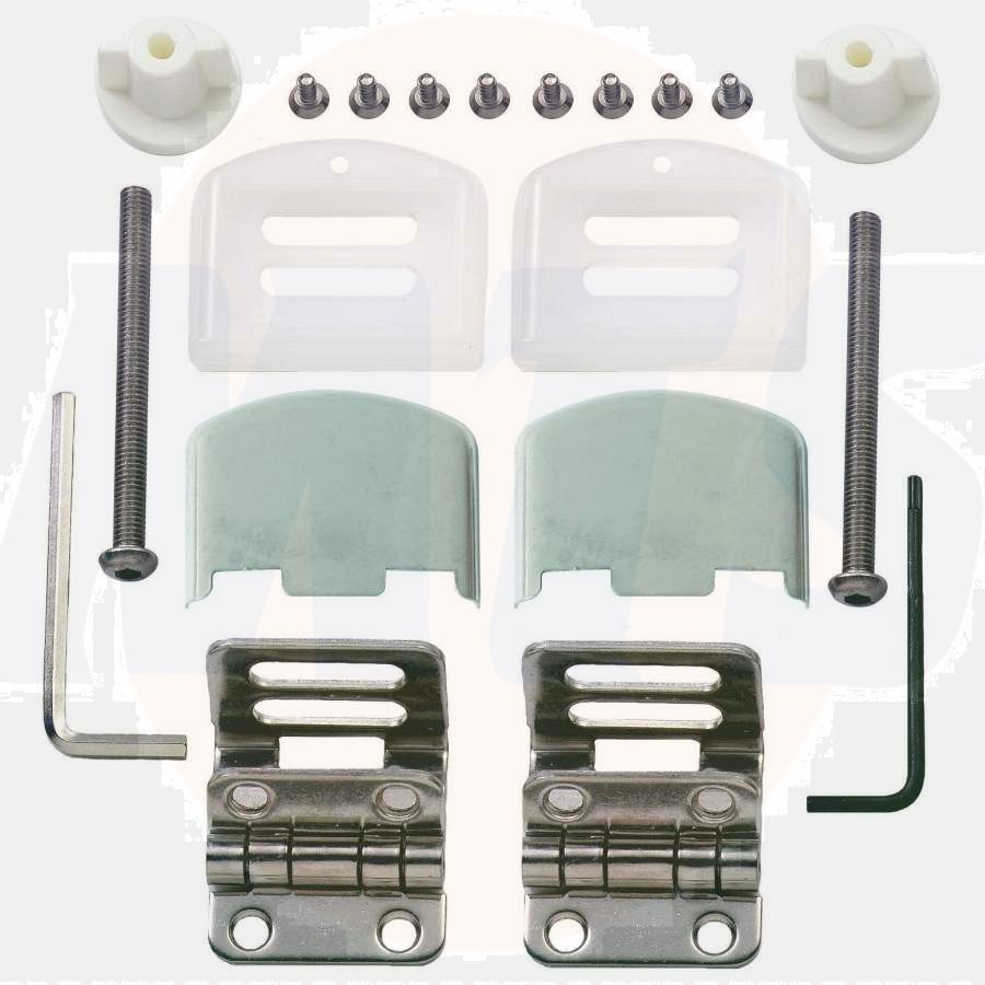 7K0215 Hinge kit for Tradition or Europe with chrome covers before 2016