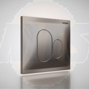 Sanica Cistern Chrome Flush Plate P01 21 x 18 cm 8699436478761