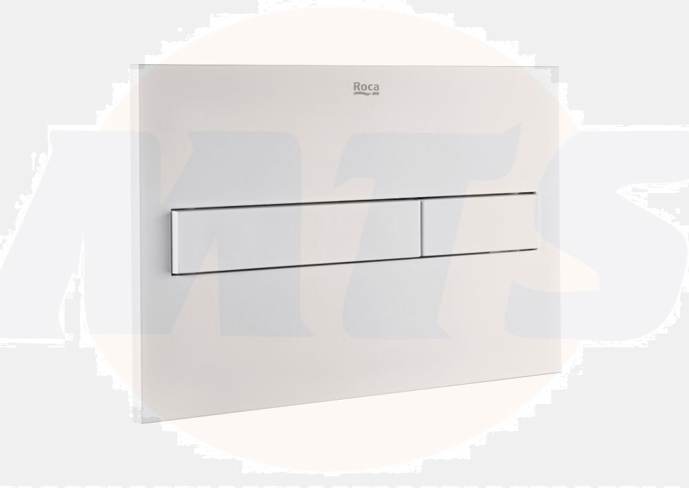 PL7 Dual flush operating plate for concealed cistern matt white A890088207