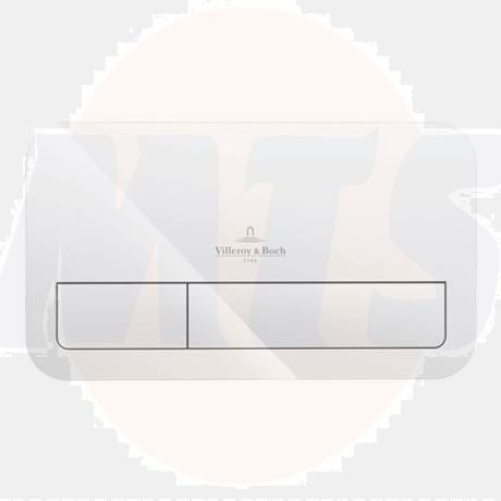 Villeroy and Boch ViConnect White Dual Flush Plate - 92249068