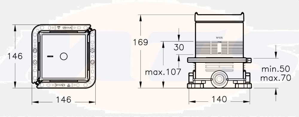 Vitra Concealed Shower Valve V-Box A42263