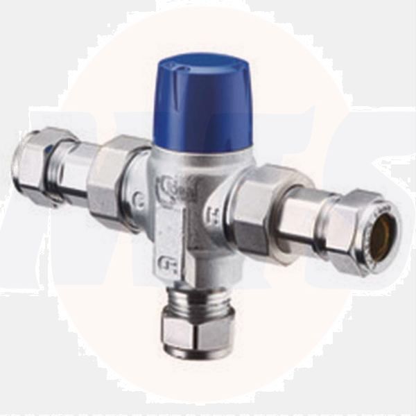 Ideal Standard  Thermostatic mixing valve 15mm (under basin), chrome  A5900AA