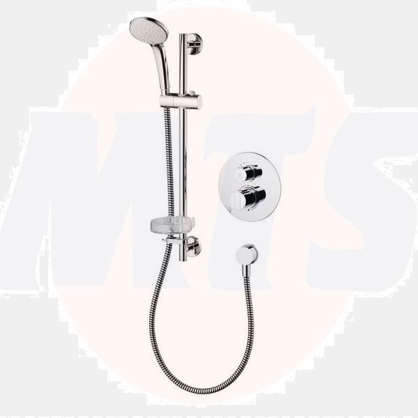 Ideal Standard  Easybox Slim BI thermostatic shower pack with round faceplate and Idealrain M3 kit  A5958AA