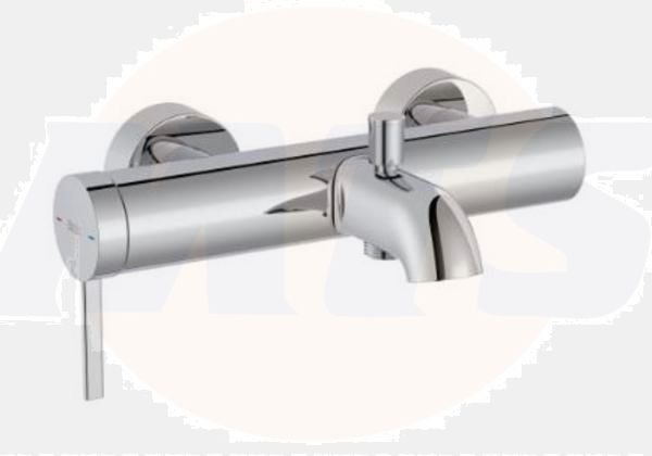 Roca  Wall-mounted bath-shower mixer with automatic diverter C0 Chrome A5A029EC00