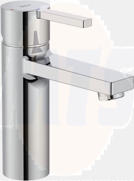 Roca  Naia basin mixer with smooth body and 1/2