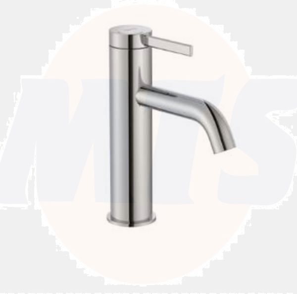 Roca  Basin mixer smooth body with click clack waste, Cold Start C0 Chrome A5A3A9EC00