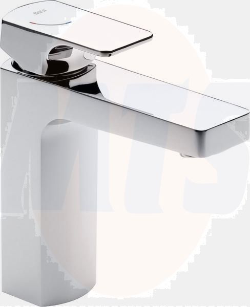 Roca  L90 basin mixer with smooth body and press down waste 3/8