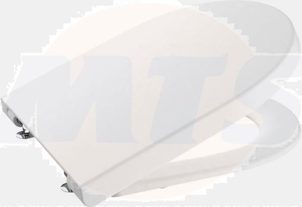 Roca  The Gap Round S&C Soft Close Met Hinges Quick Release Supralit A801D12001