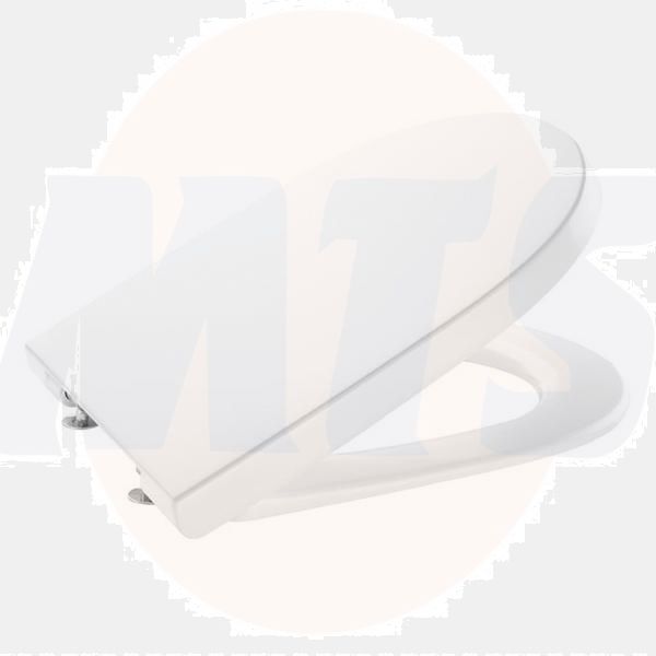 Roca  The Gap Round Soft Close Compact Met Hinges Quick Release Supralit A801D22001