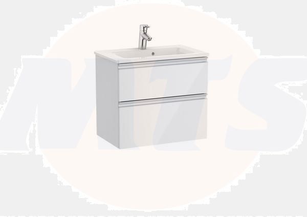 Roca Unik The Gap Compact 2 Drawer 600mm Glossy White A851495806