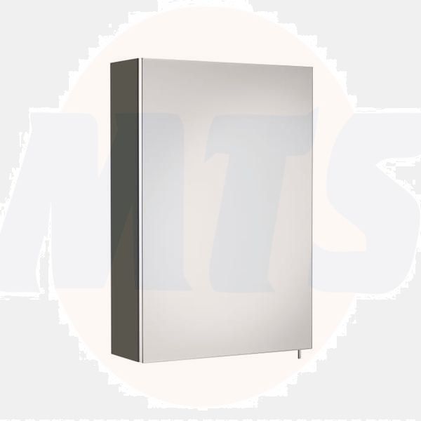 Roca  Luna mirrored cabinet 400 x 600mm - gloss anthracite grey  A856839153