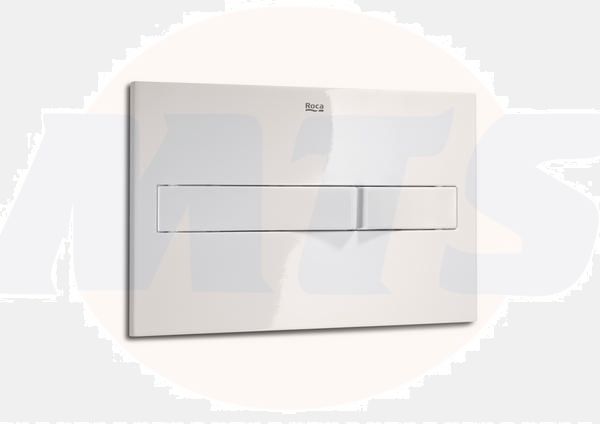 Roca In-Wall PL2 DUAL - Dual flush in white operating plate for concealed cistern A890096000