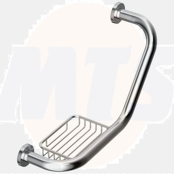 Ideal Standard  IOM grab rail and soap basket- chrome  A9114AA