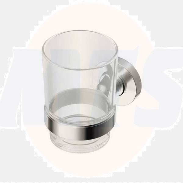 Ideal Standard  IOM  tumbler and holder - transparent glass/chrome  A9121AA