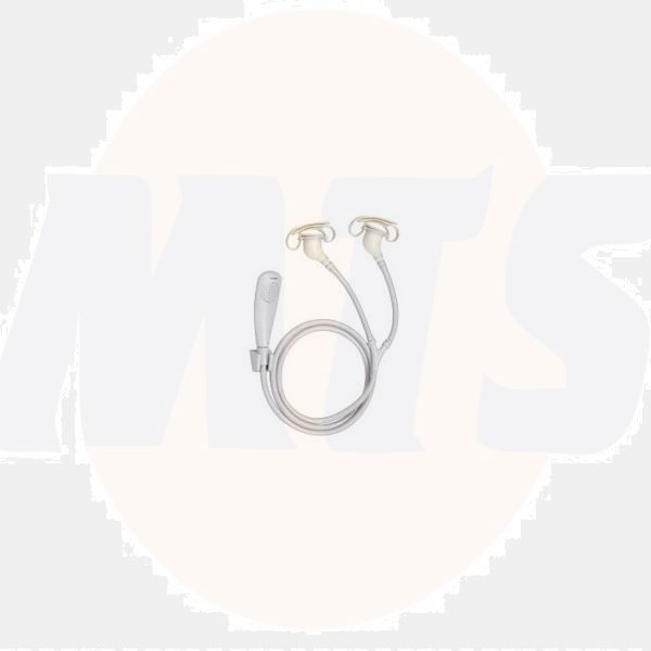 Croydex AA107022 Secura Push-on Spray Set Wht