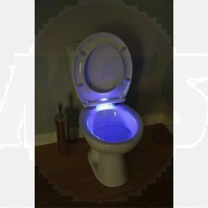 Adjustable hinges fit all standard toilets
Hard wearing thermoset plastic
Stainless steel top fix hinges
Sensor activated LED night light
LED light lasts 120 seconds each time
Batteries not included (requires x2 AAA) expected battery life of 3 months