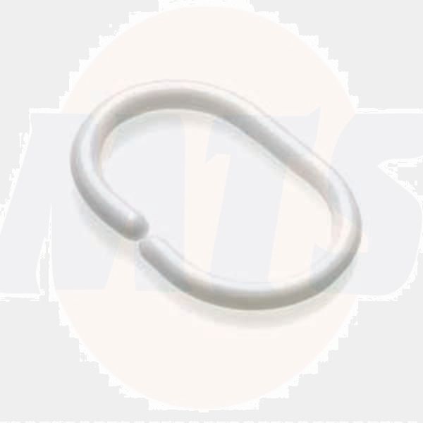 Croydex AK142122 Shwr C Rings (Pack) Wht