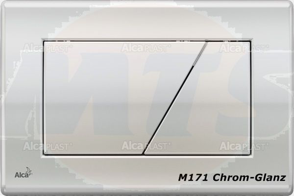 Alcaplast M170 white Flush Plate  button  24073 WHITE PLASTIC