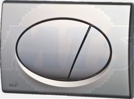 Alcaplast M73 Flush Plate chrome 24071 size: 250x175x40 mm