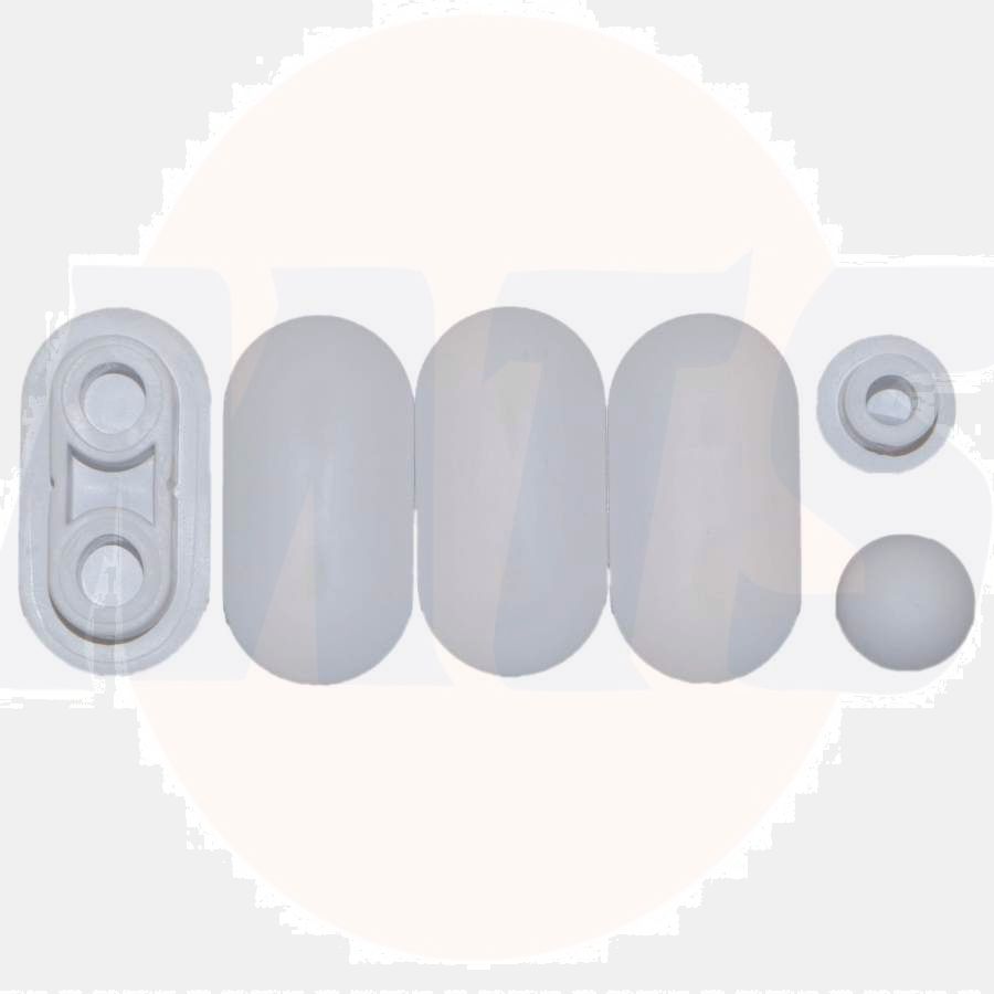 Allia Toilet Seat Pads 16704100000 Seat Buffers Kit 