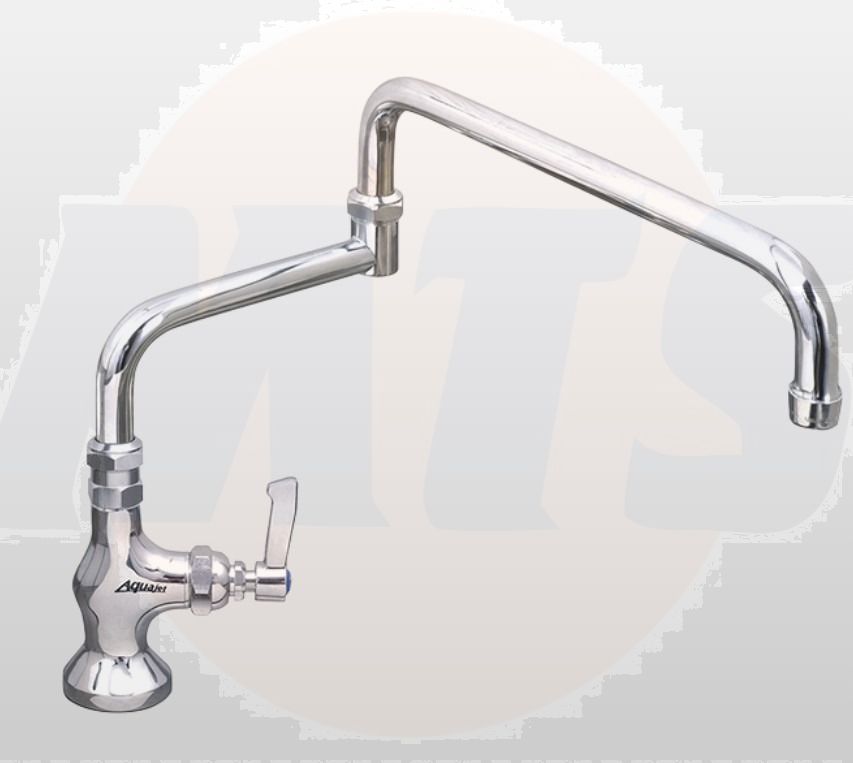 AquaJet Sink Tap with Lever control and 450mm Double Jointed Spout AquaJet  AJ-B-1DJ18L